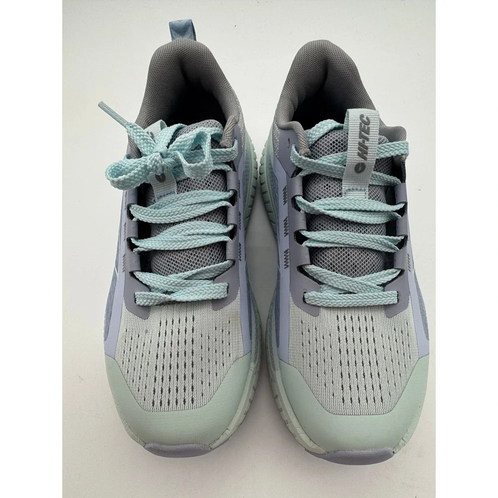 Hi-Tec Women's Running Shoes Size 7 Gray Blue Athletic Sneakers Lightweight